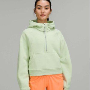 lululemon athletica | Tops | Lululemon Creamy Mint Scuba Half Zip Hoodie |  Poshmark